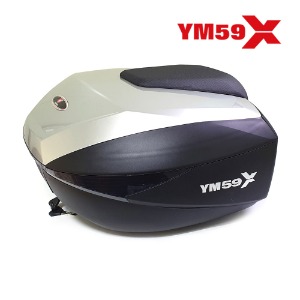 YM58X 오토바이용 가변식 확장형 공구통 리어백 3단계 변환 46L-59L 등받이쿠션 포함
